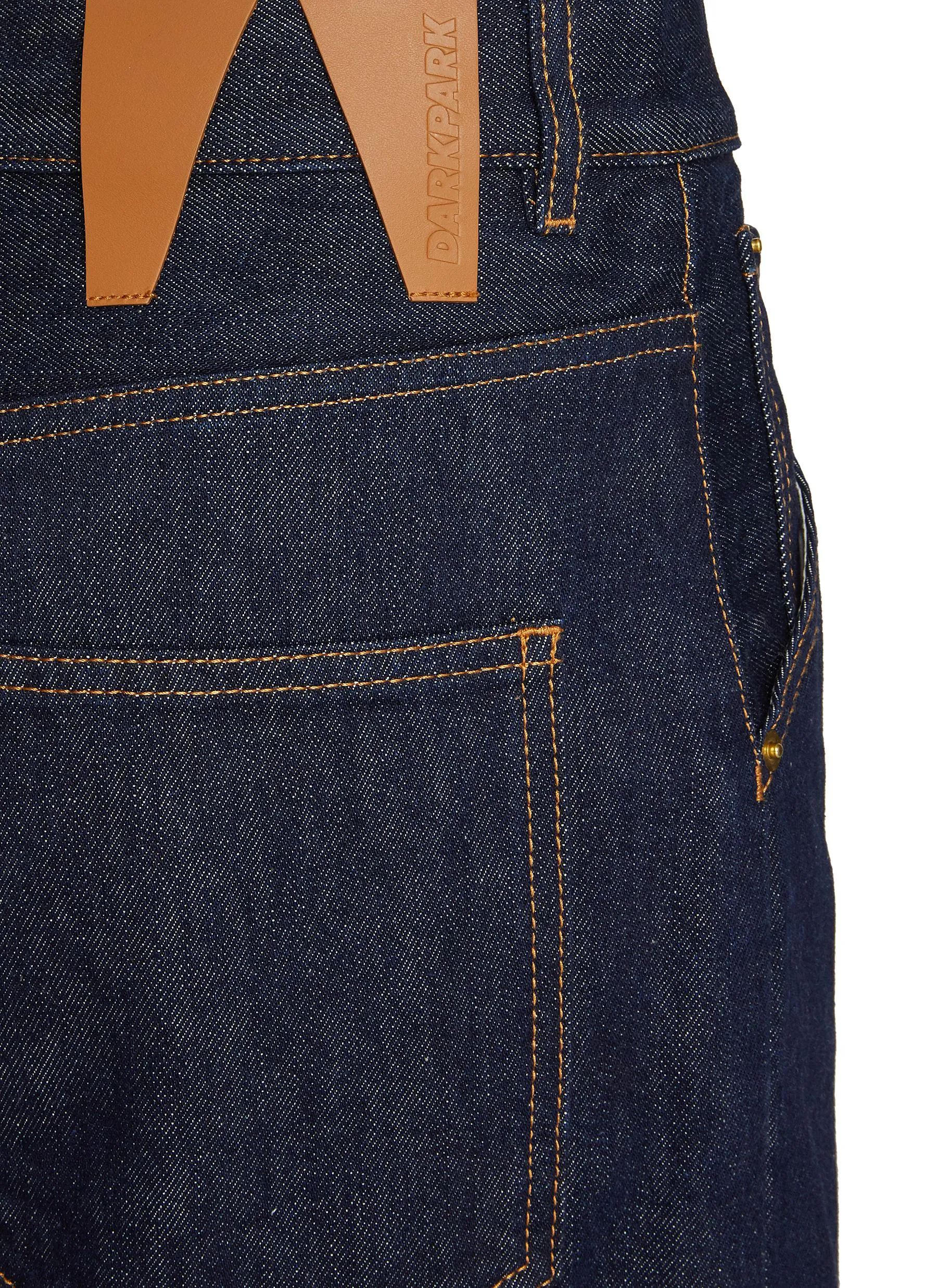 -----------DARKPARK ---- ------------ ----Lisa Chain Detail Dark Wash Carpenter Jeans --