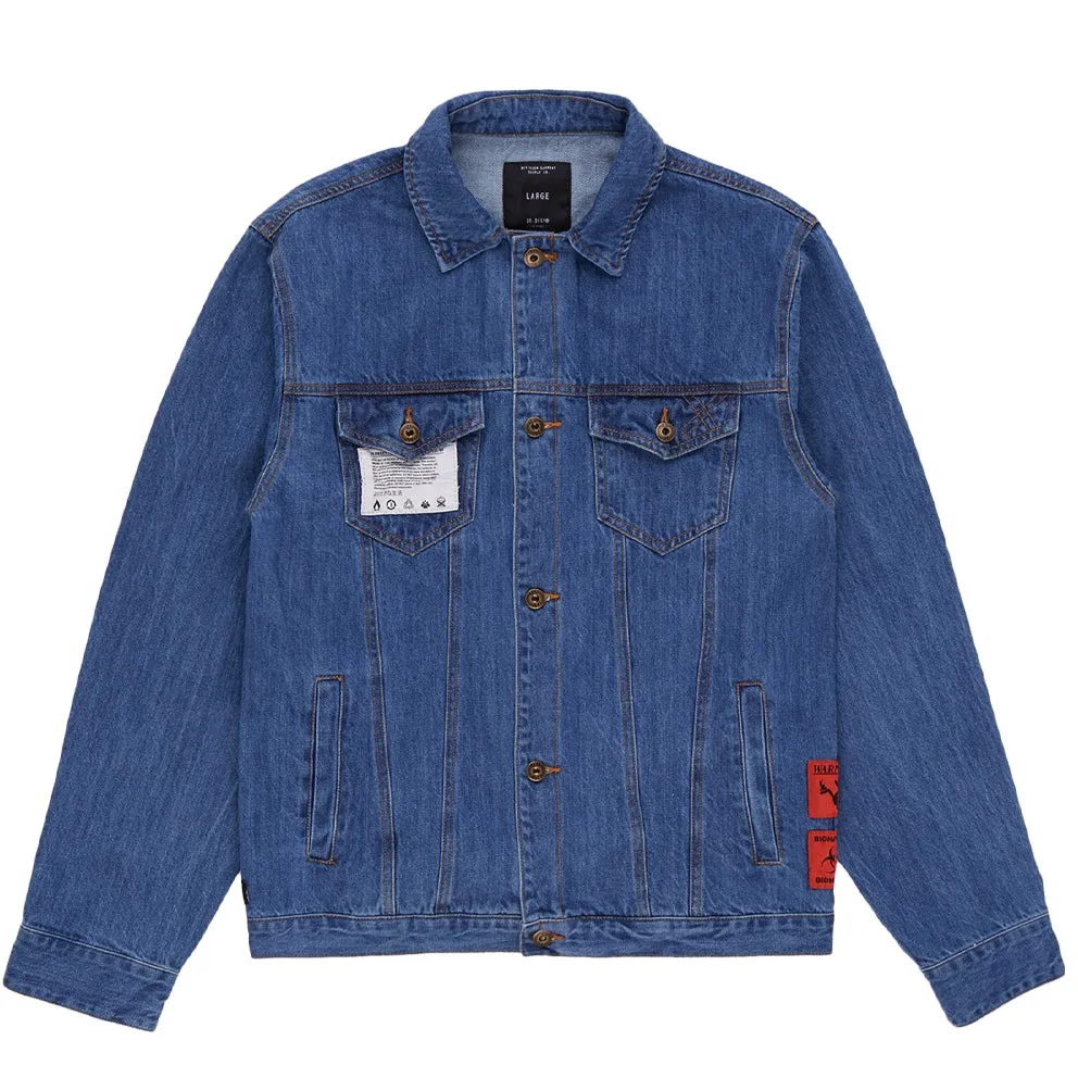 10.DEEP KEEP BACK DENIM JACKET // BLUE