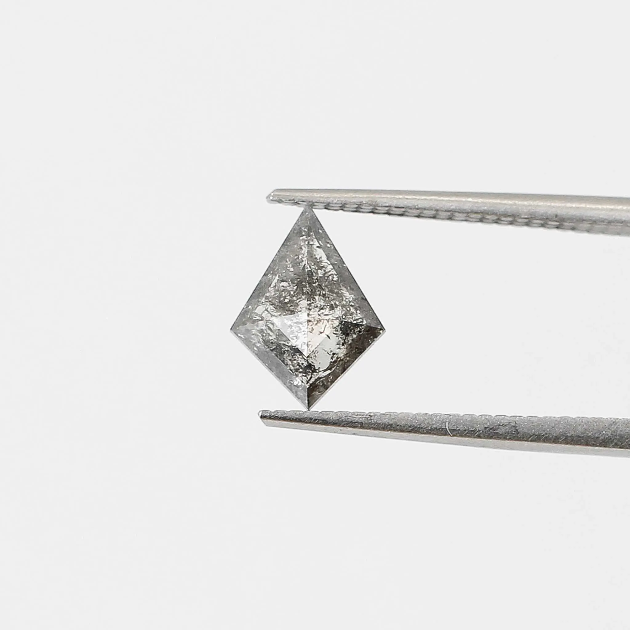 1.24ct Kite Rose Cut Salt and Pepper Diamond