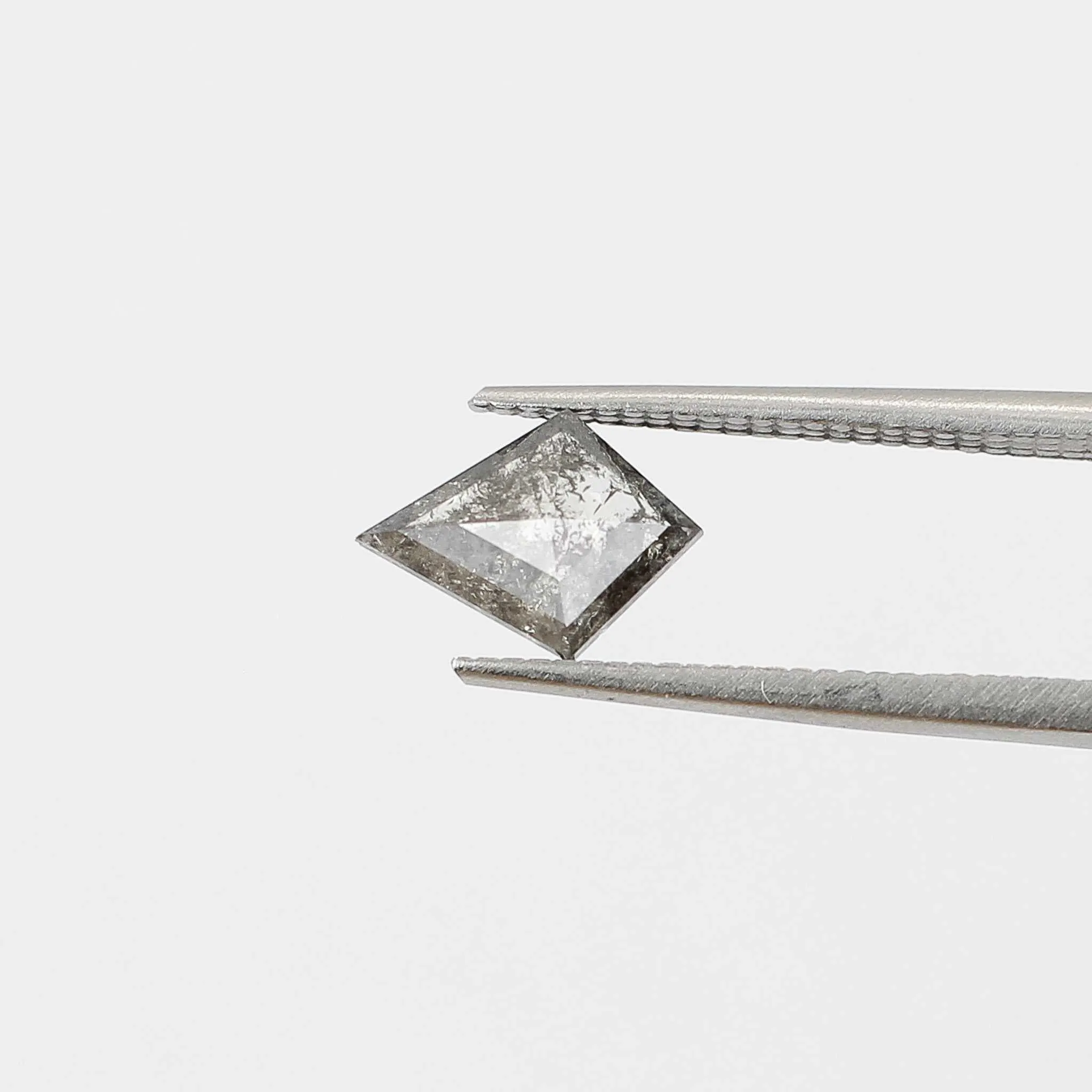 1.24ct Kite Rose Cut Salt and Pepper Diamond