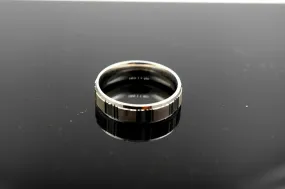 18k Ring Solid Gold ELEGANT MENS Ring BAND size 11 Size adjustable mf