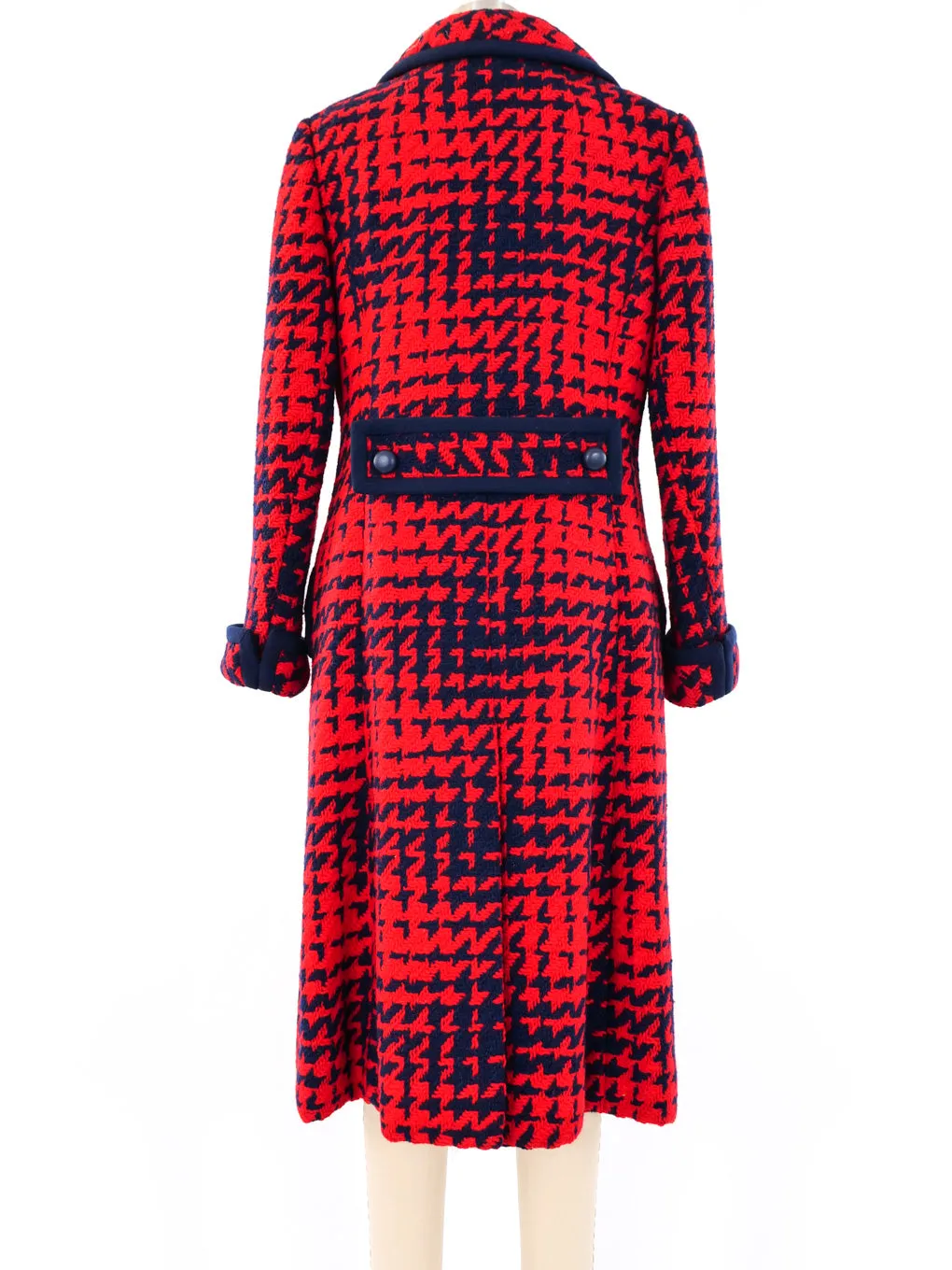 1960's Houndstooth Tweed Coat