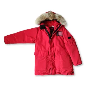 1986 red Canada Goose X Museum Heli Arctic coat