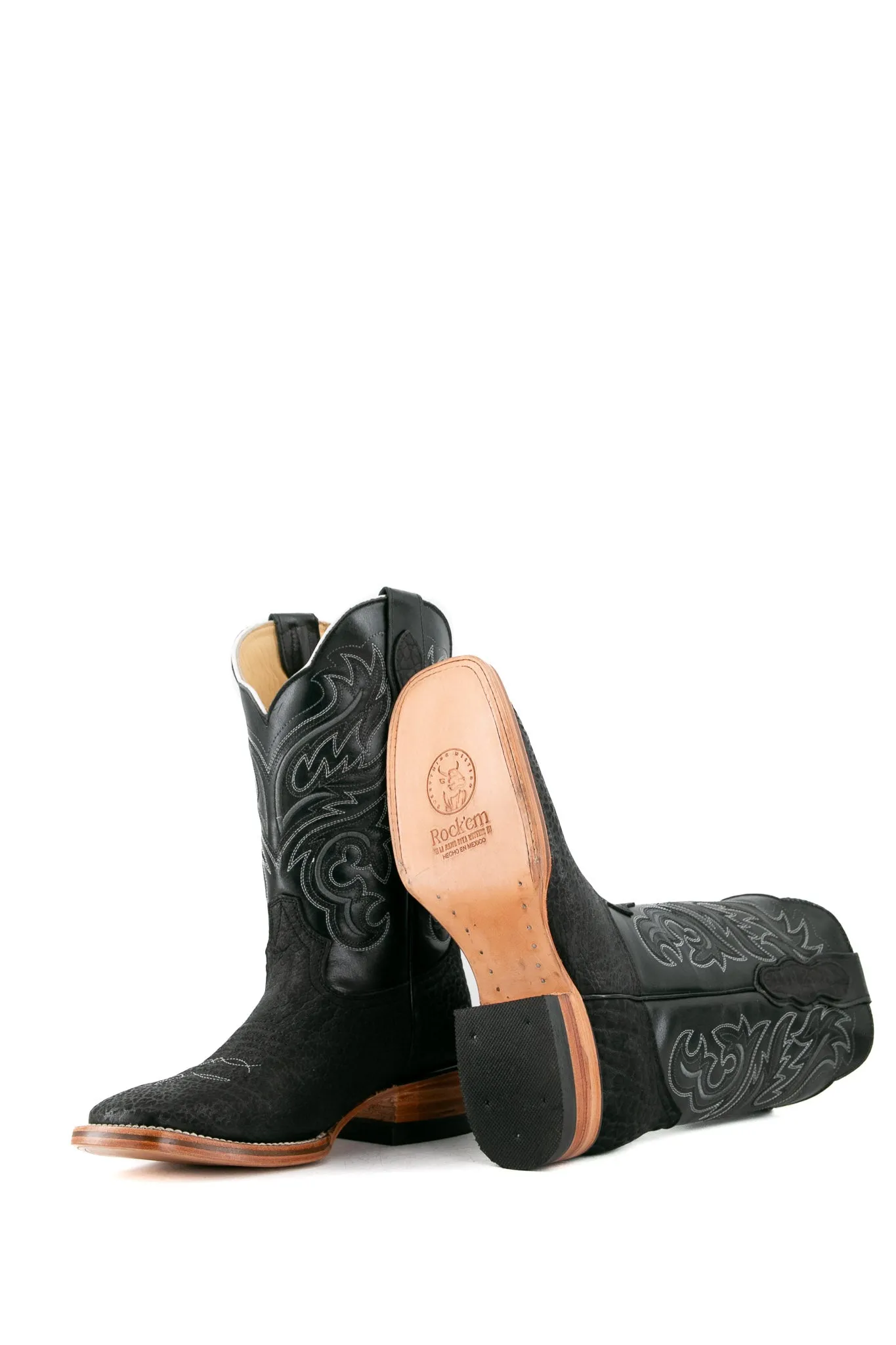 400 Bull Neck Square Toe Cowboy Boot FINAL SALE