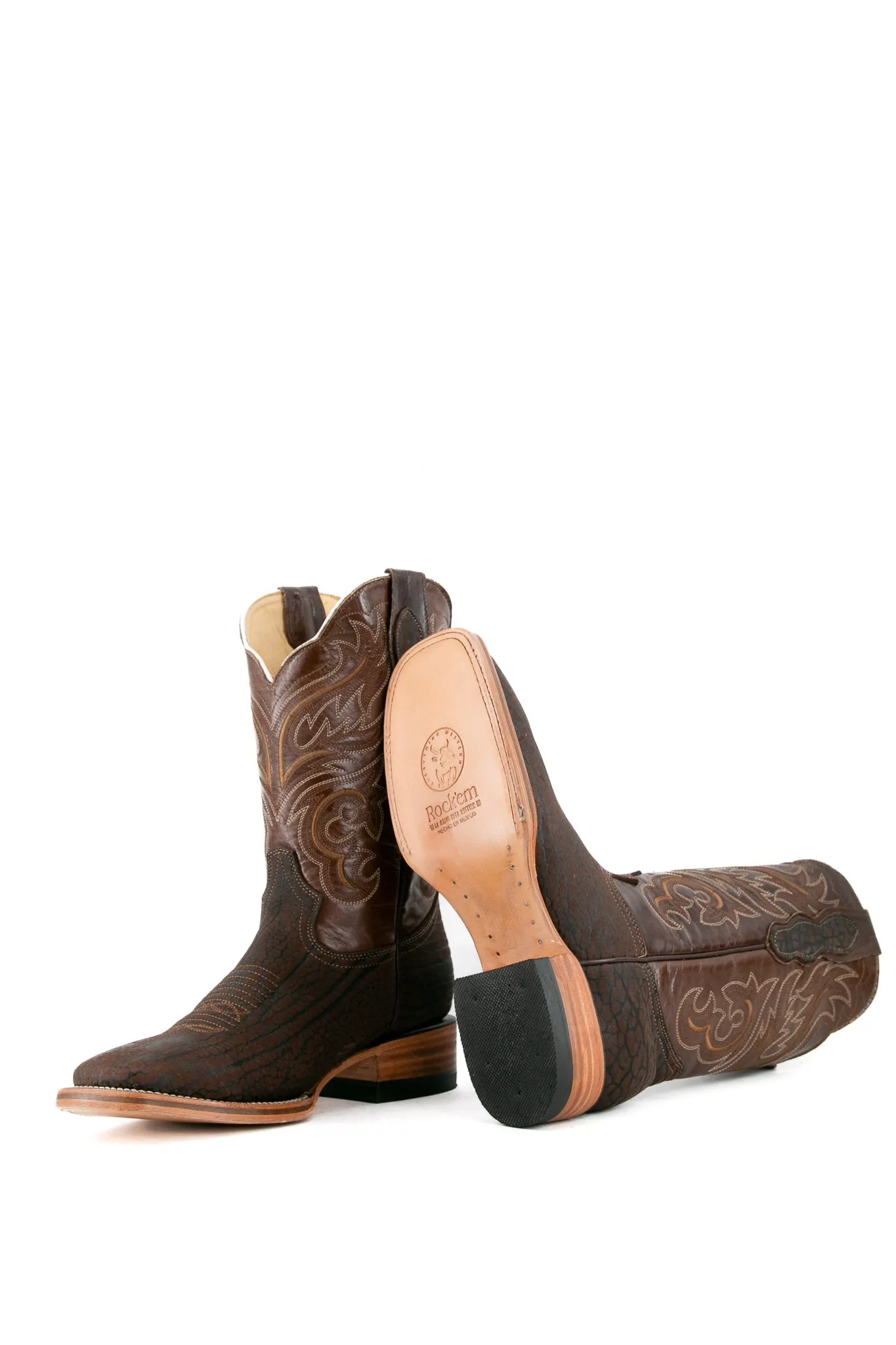 400 Bull Neck Square Toe Cowboy Boot FINAL SALE