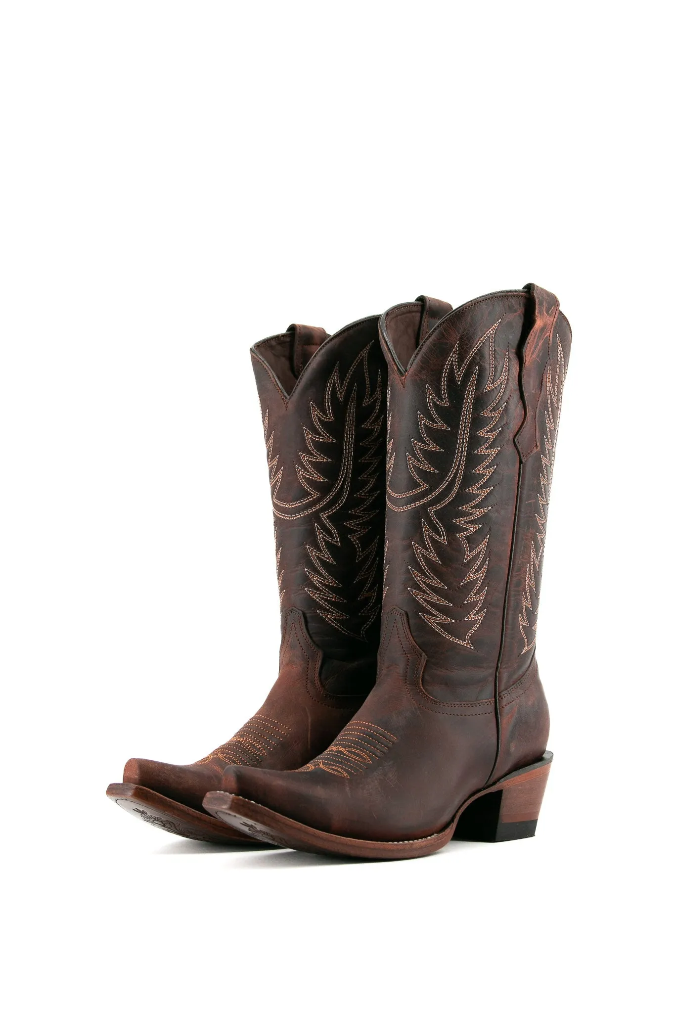 602 Ebano Snip Toe Cowgirl Boot