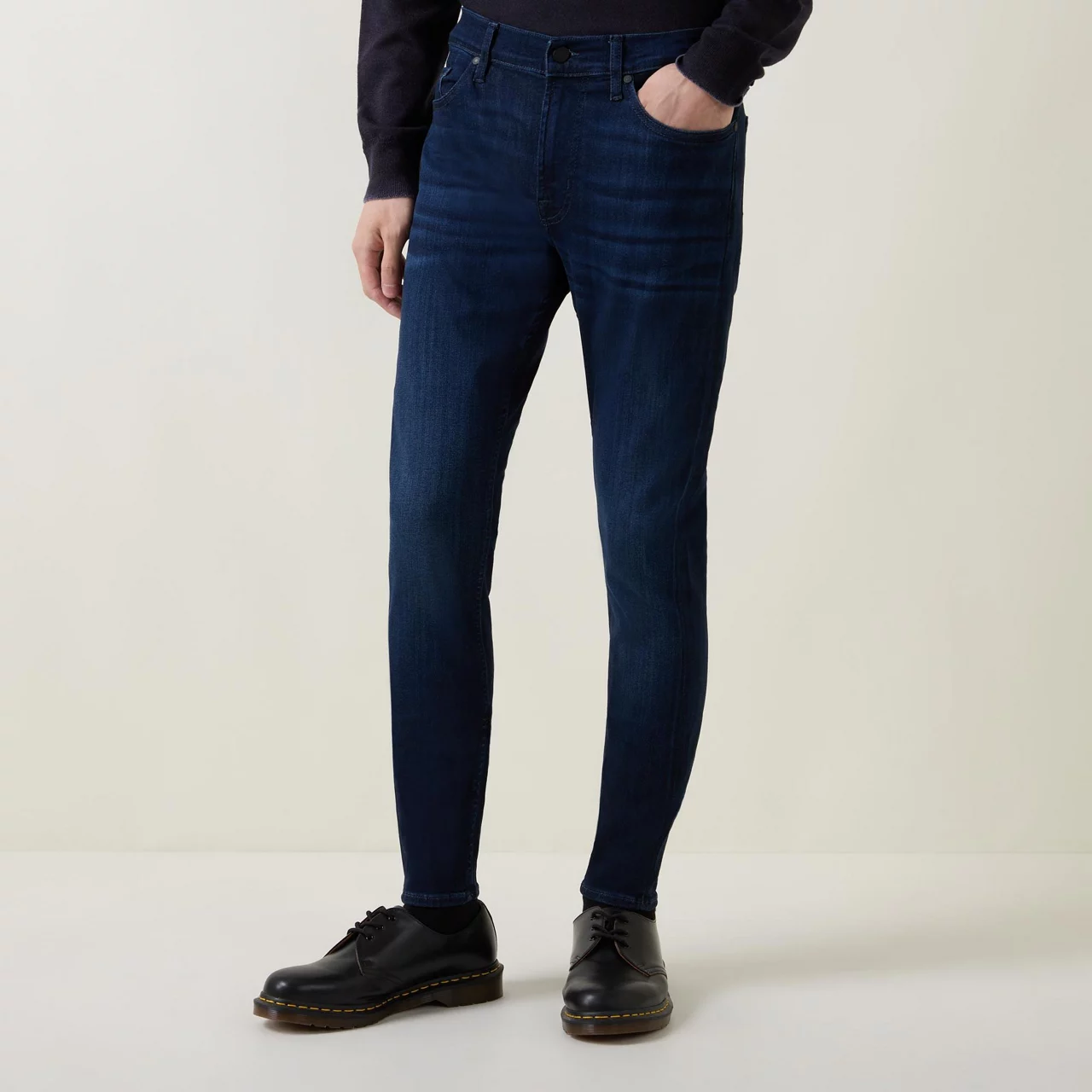 7 FOR ALL MANKIND Paxtyn Skinny Tapered Jeans - Dark Wash