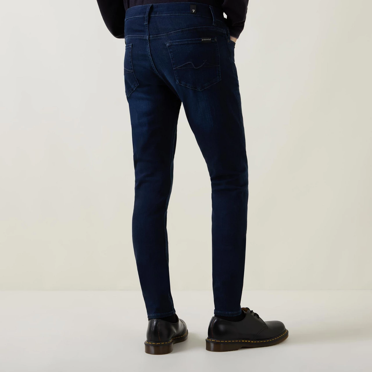 7 FOR ALL MANKIND Paxtyn Skinny Tapered Jeans - Dark Wash