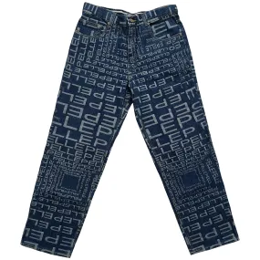 90's Pelle Pelle Monogram Jeans - W32"