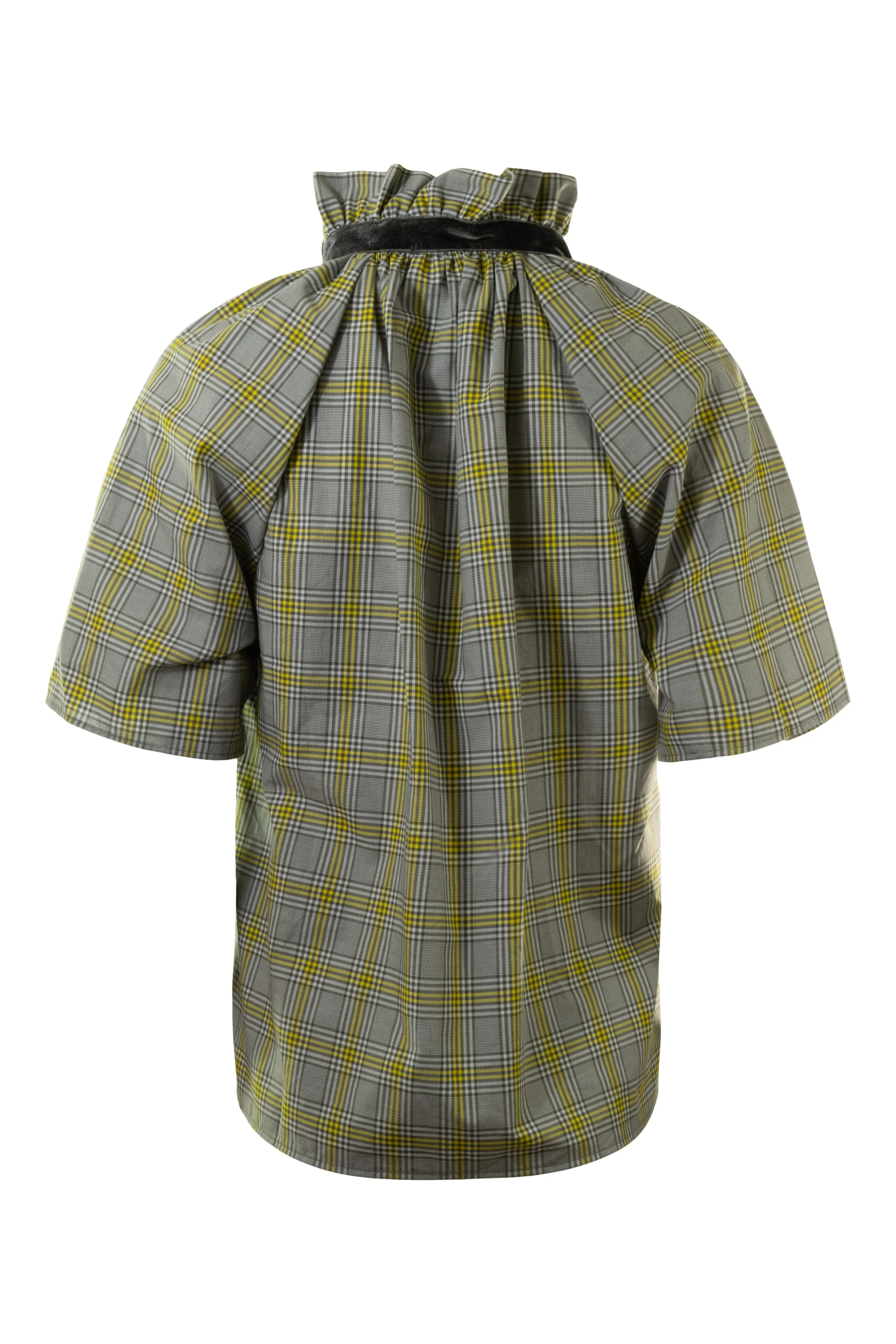 A Shirt Thing Margot Plaid in Charcoal