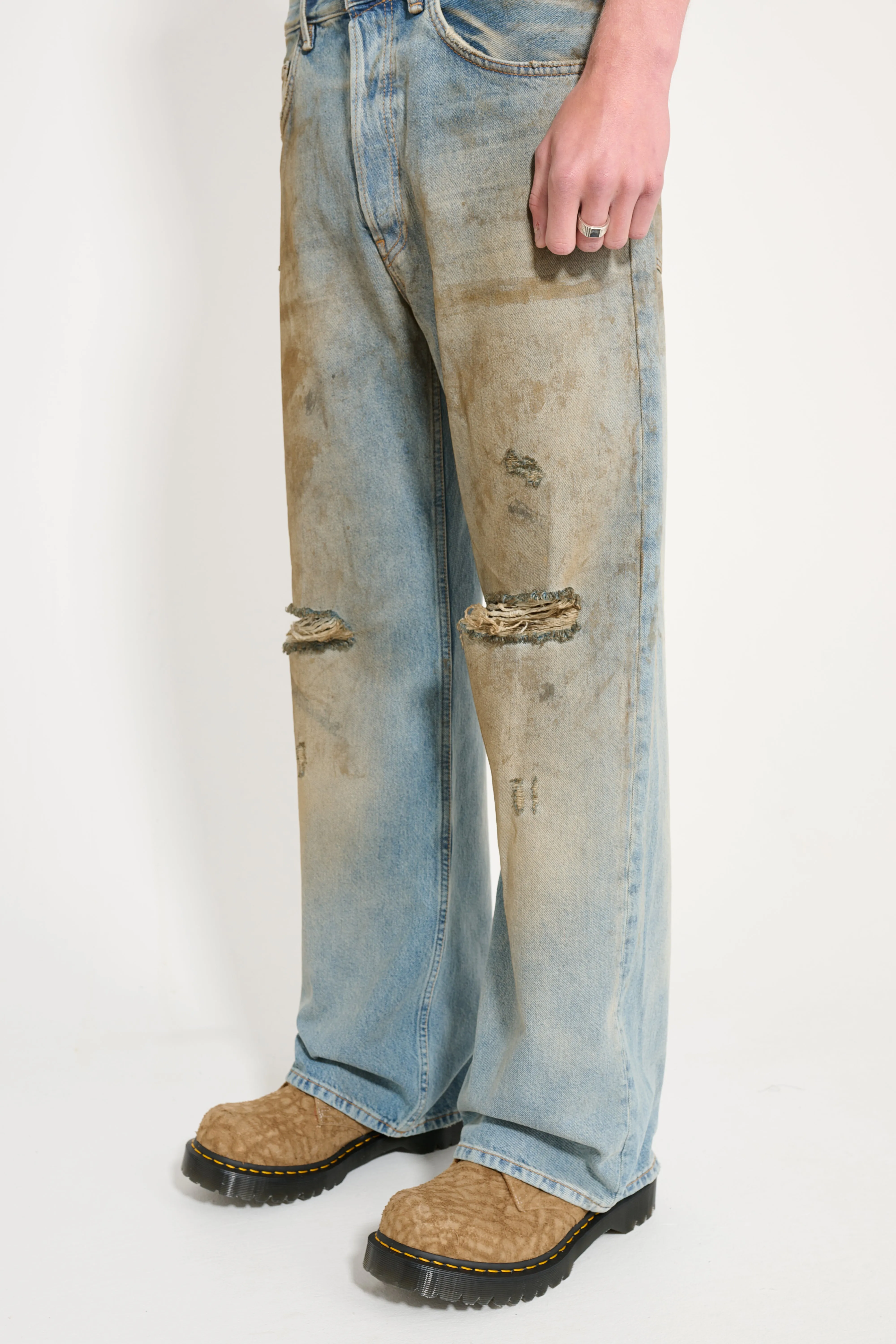 Acne Studios 2021M Loose Jeans Mid Blue