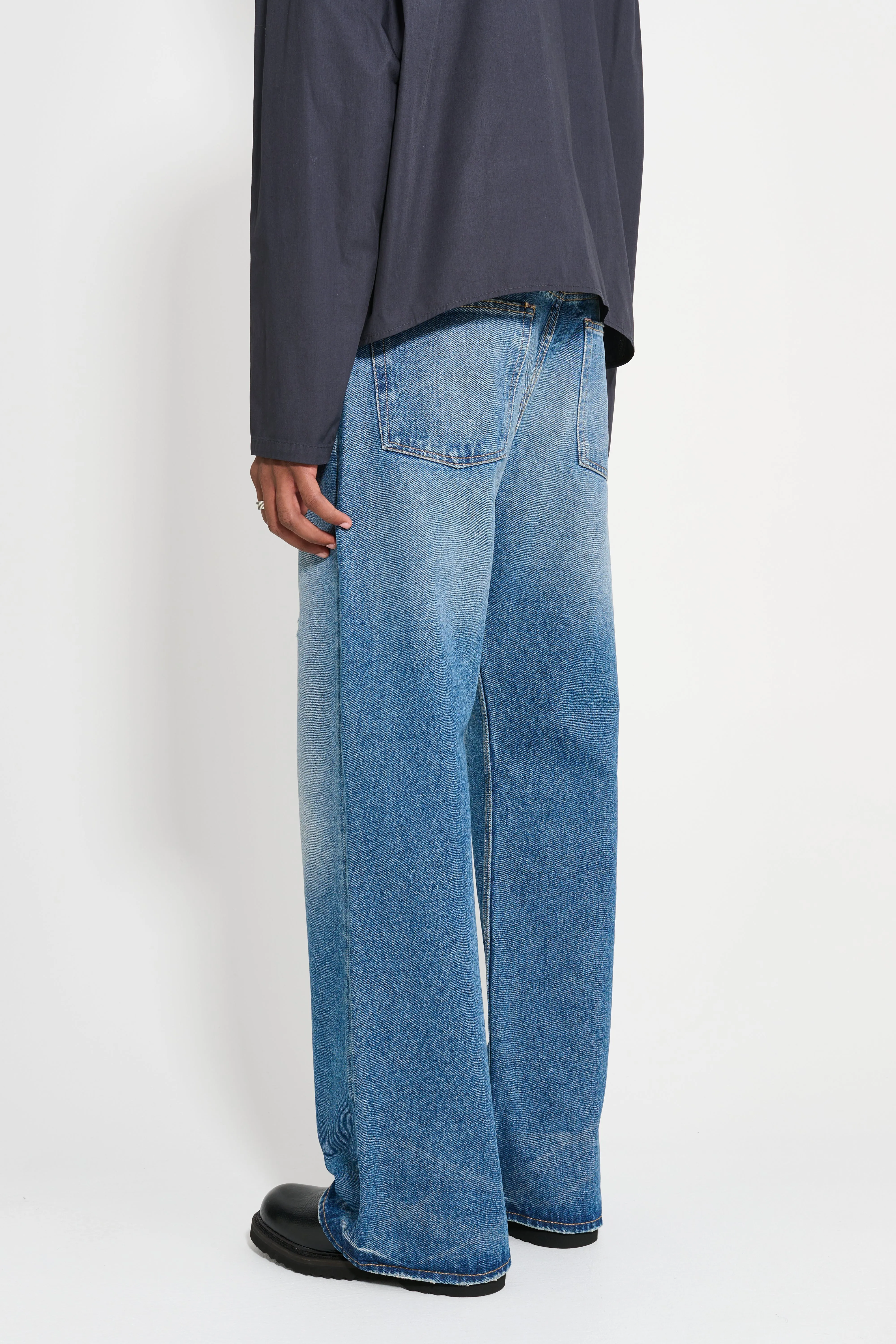 Acne Studios 2021M Loose Jeans Vintage Blue