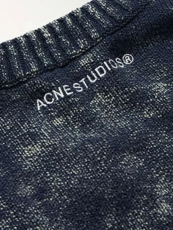 Acne Studios  |Crew Neck Casual Style Long Sleeves Plain Logo