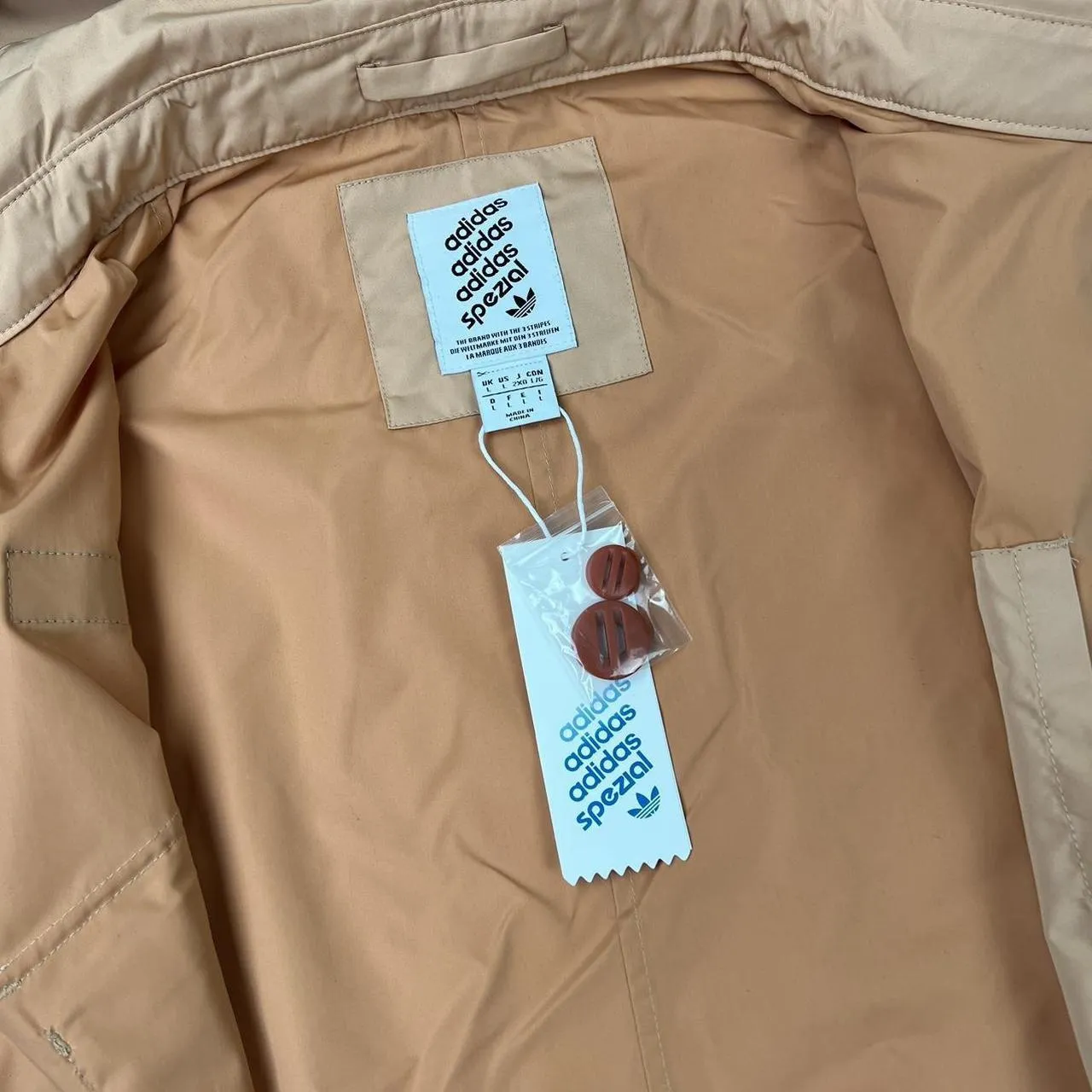 Adidas SPZL Spezial Calavadella Jacket In Skin / Salmon