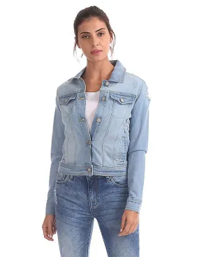 Aeropostale Washed Denim Jacket