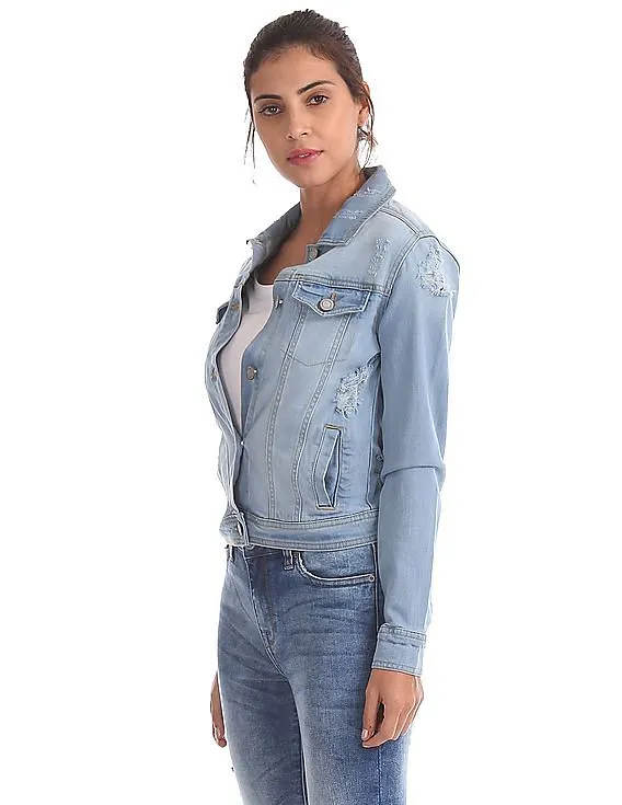 Aeropostale Washed Denim Jacket