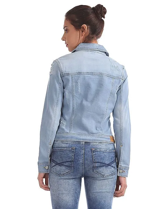 Aeropostale Washed Denim Jacket