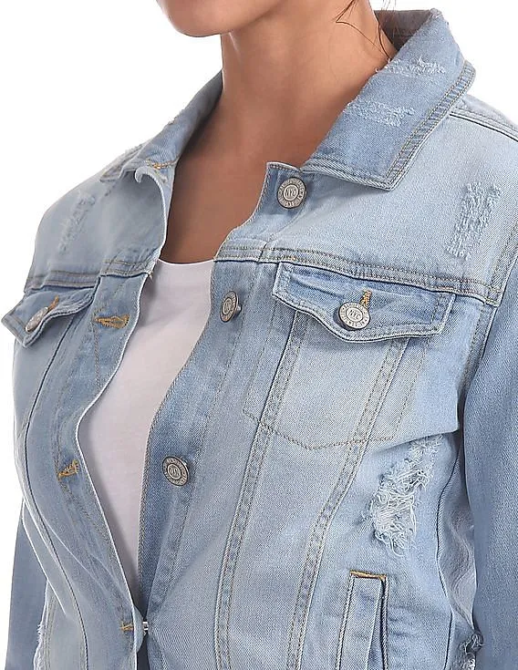 Aeropostale Washed Denim Jacket