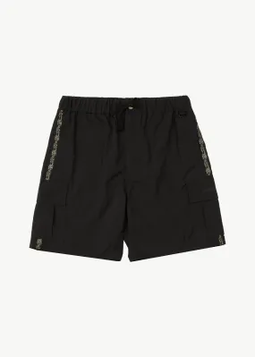 AFENDS Mens Bound - Cargo Short 20 Inch - Black