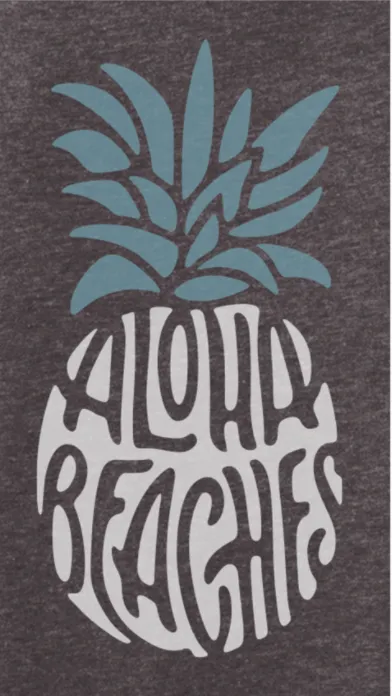 Aloha Beaches Women's Tank Top - Heather Charcoal