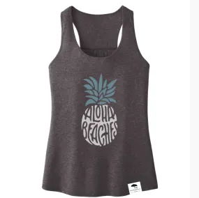 Aloha Beaches Women's Tank Top - Heather Charcoal