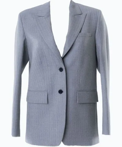 Altramoda Redressing the World Women's Oversized Blazer In Responsible Wool Grey