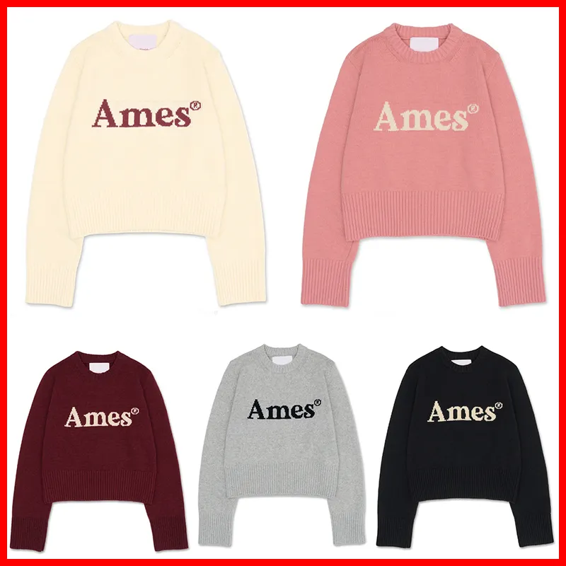 AMES-WORLDWIDE  |Casual Style Unisex Wool Street Style Long Sleeves Plain