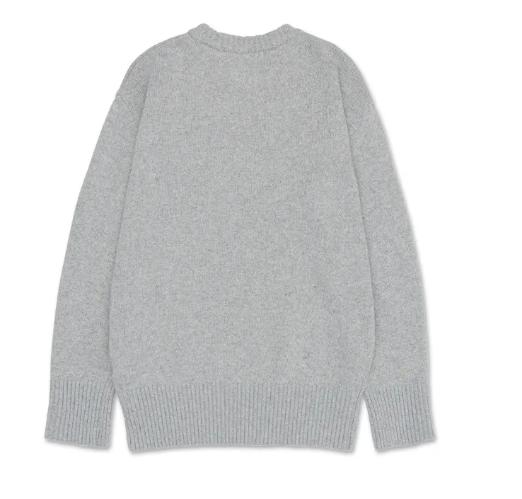 AMES-WORLDWIDE  |Casual Style Unisex Wool Street Style Long Sleeves Plain