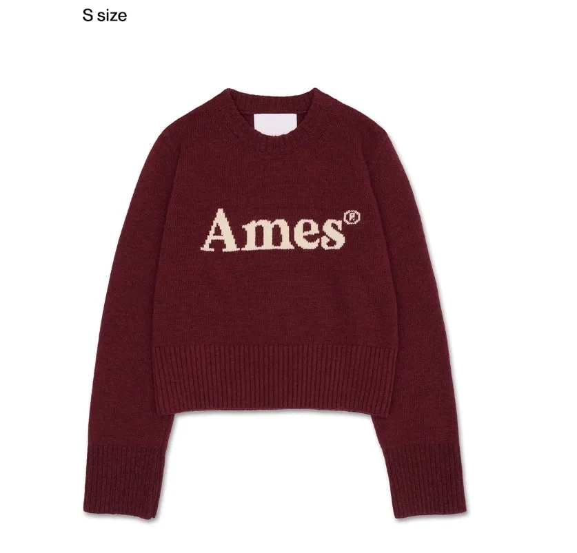 AMES-WORLDWIDE  |Casual Style Unisex Wool Street Style Long Sleeves Plain