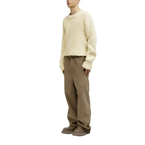 AMI PARIS  |Crew Neck Casual Style Wool Long Sleeves Plain