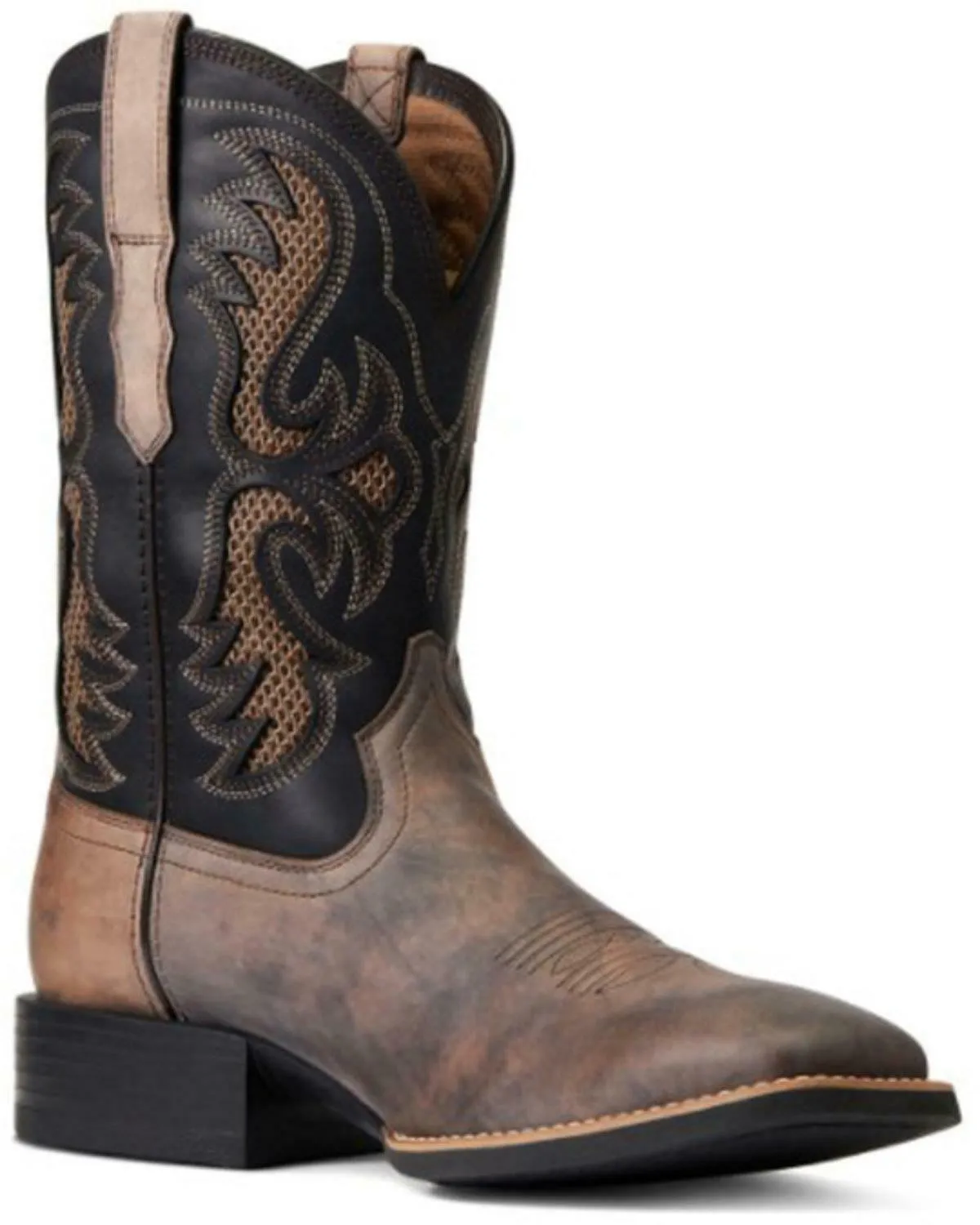 Ariat Men's Tally And Ink Sport Frisco Venttek Leather Western Boot 10040430