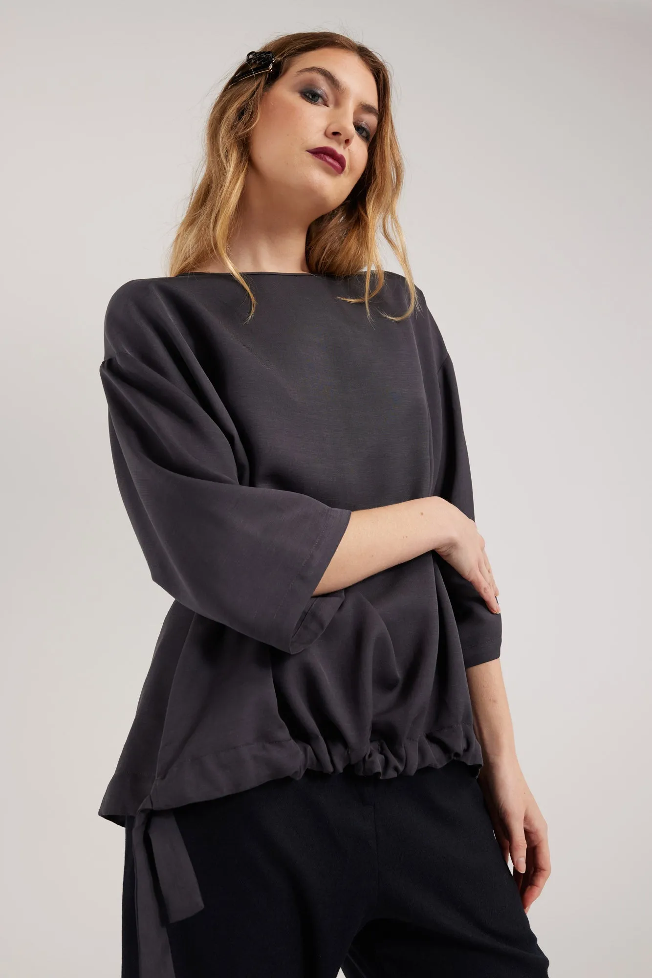 ASHER TOP | CHARCOAL