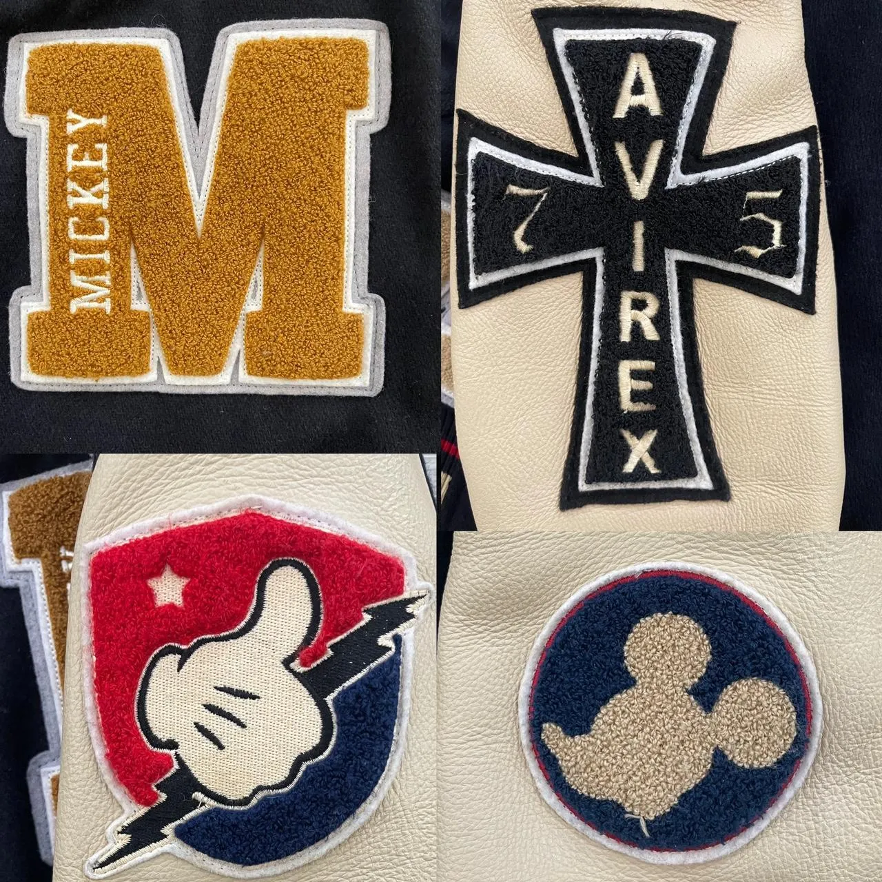 Avirex x Mickey Mouse Varsity Jacket