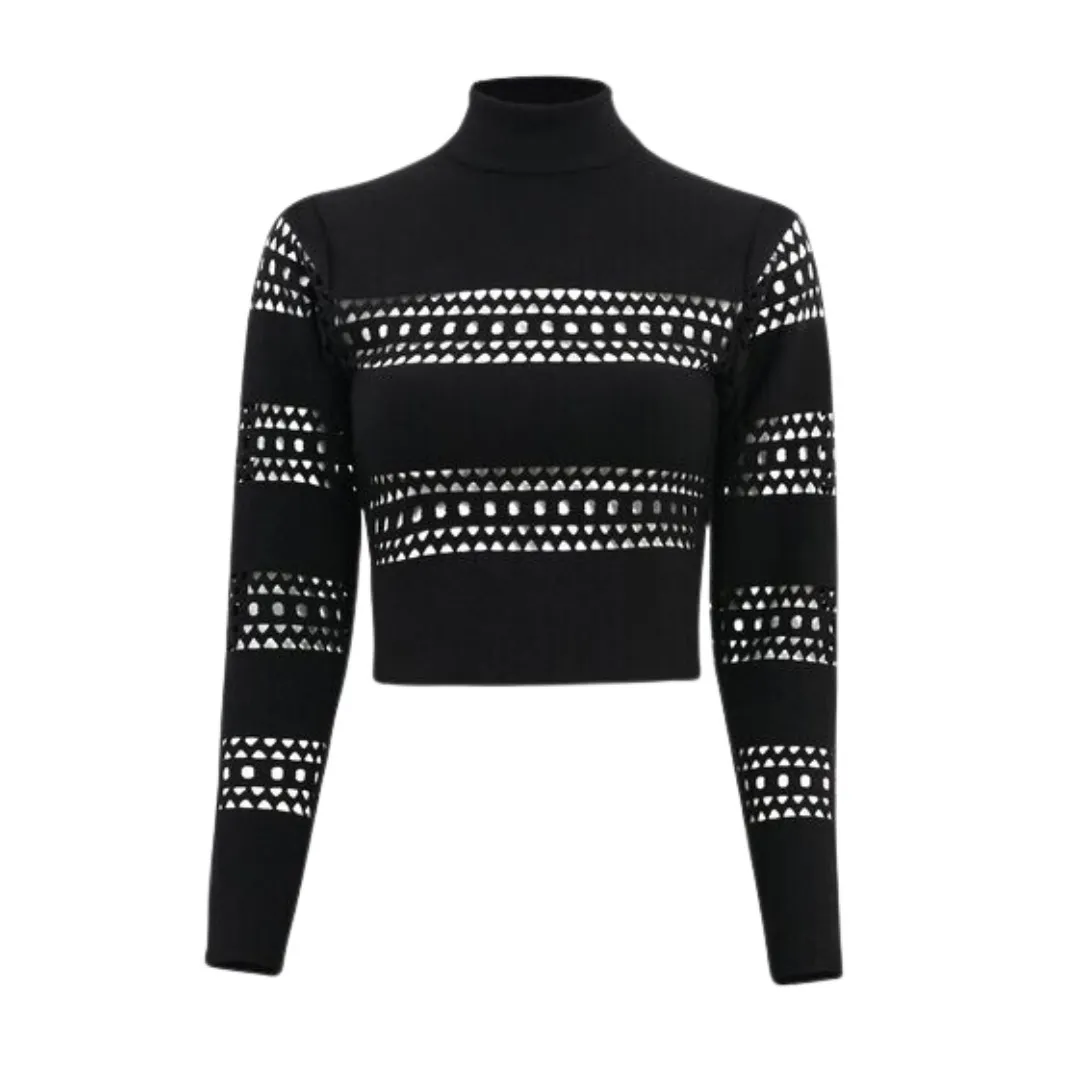 Azzedine Alaia  |Casual Style Street Style Long Sleeves High-Neck