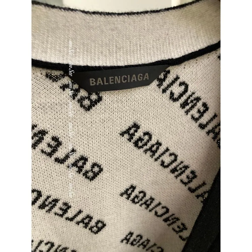 BALENCIAGA  |Monogram Casual Style Unisex Street Style V-Neck