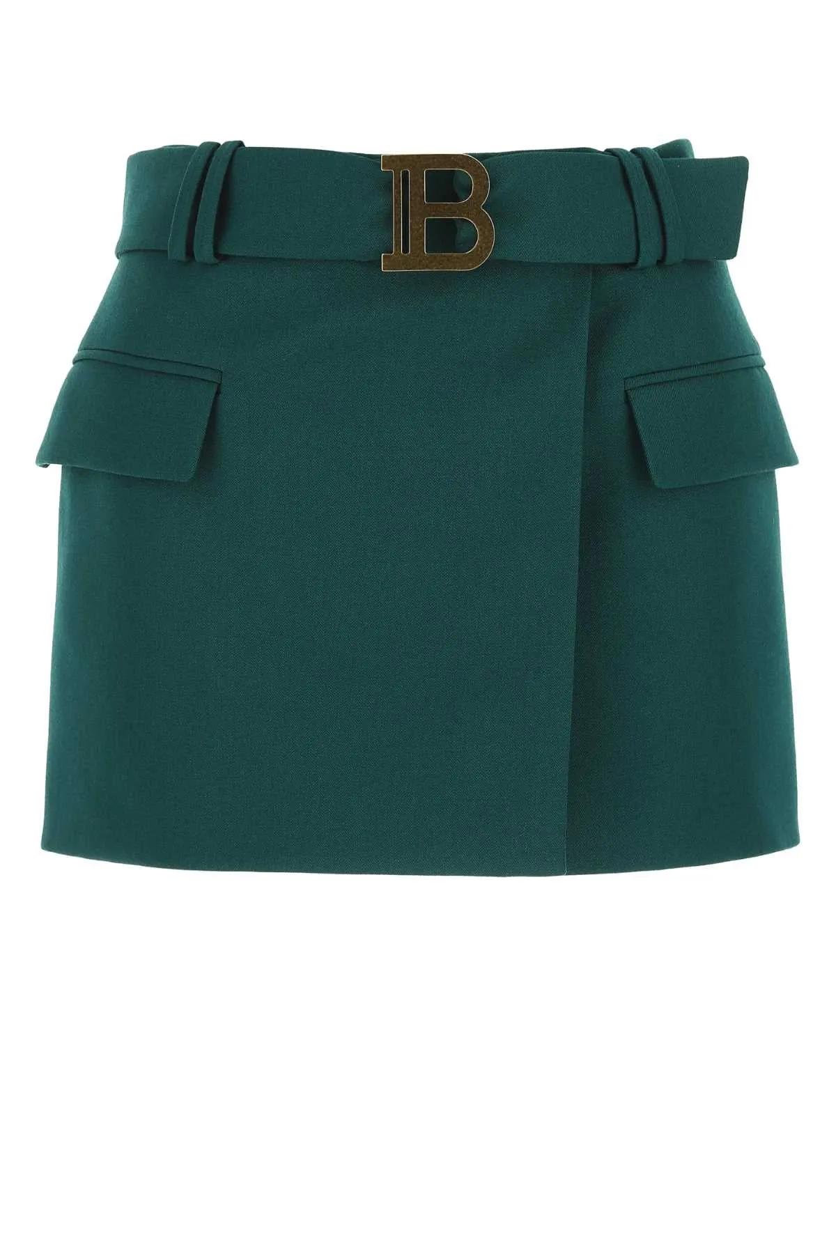 Balmain B Buckle Mini Skirt