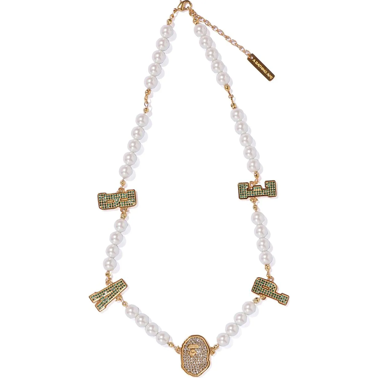 BAPE PEARL NECKLACE MENS