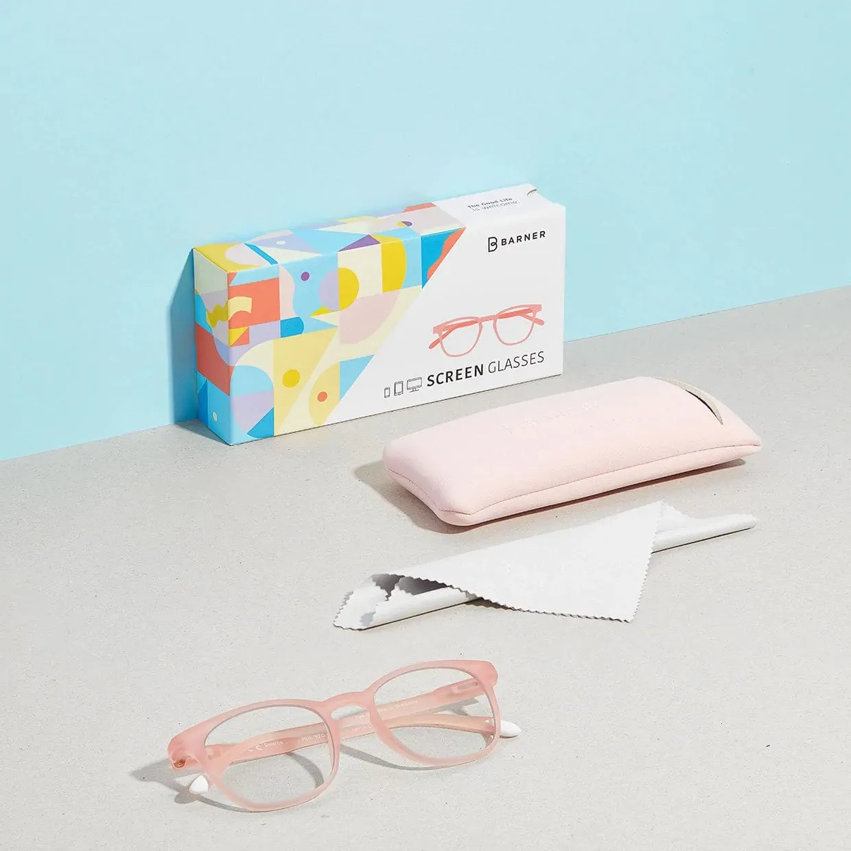 Barner Reading Glasses Dalston Dusty Pink