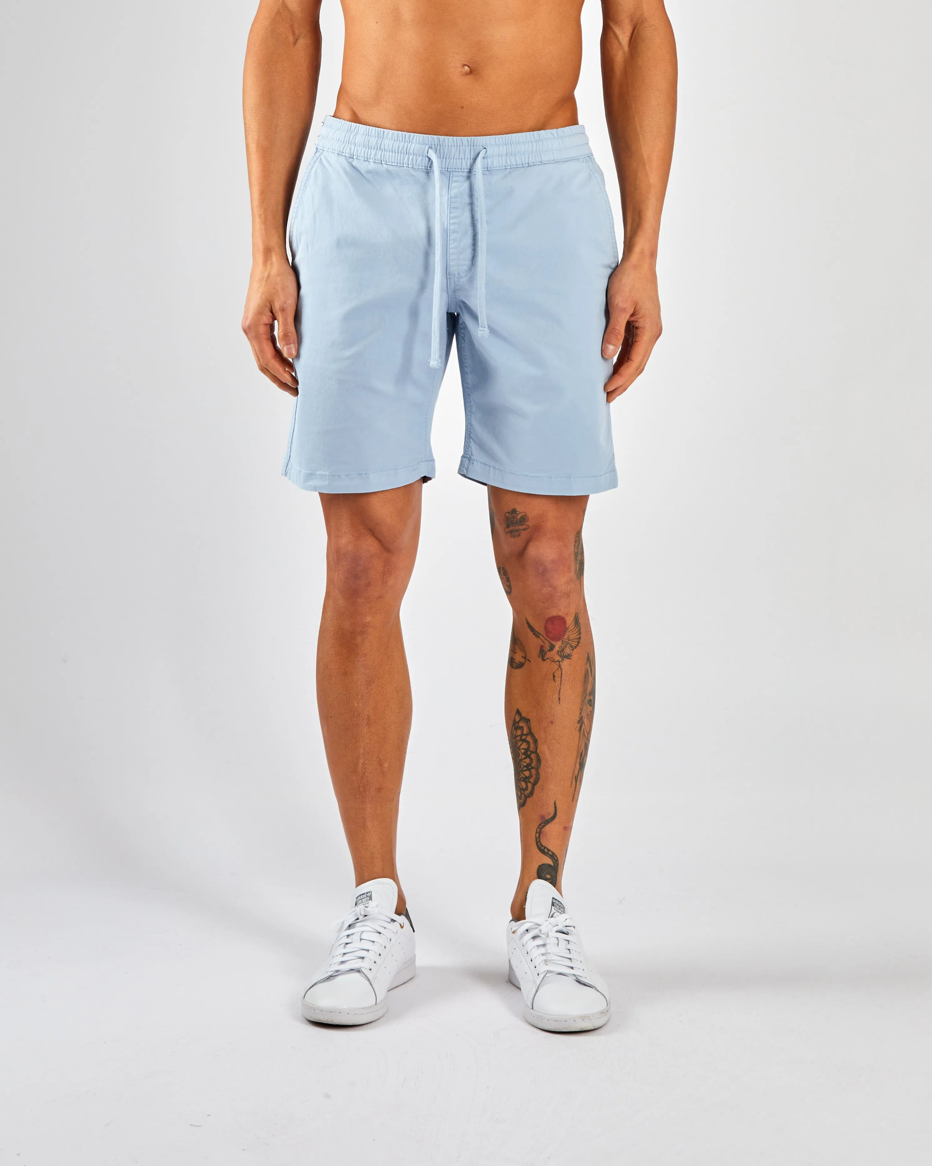 Baron Drawcord Short Blue Fog