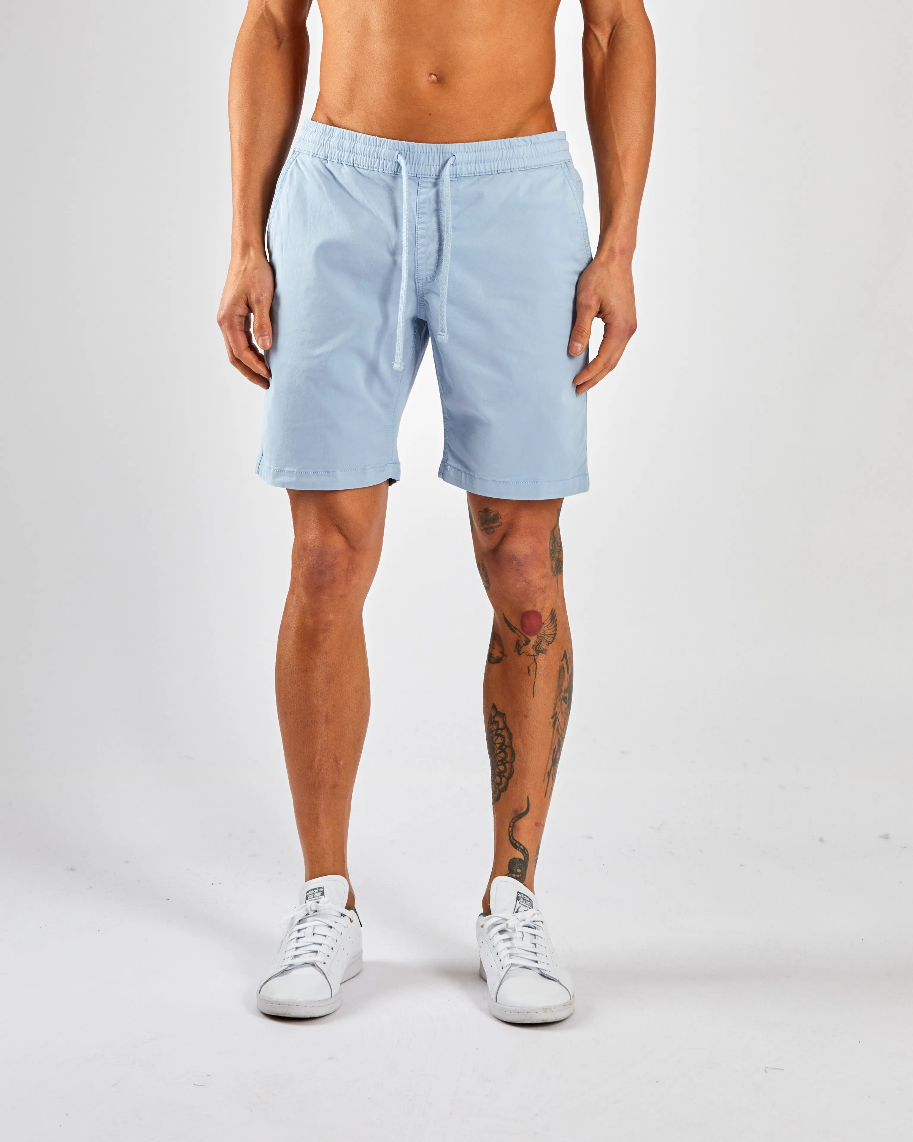 Baron Drawcord Short Blue Fog