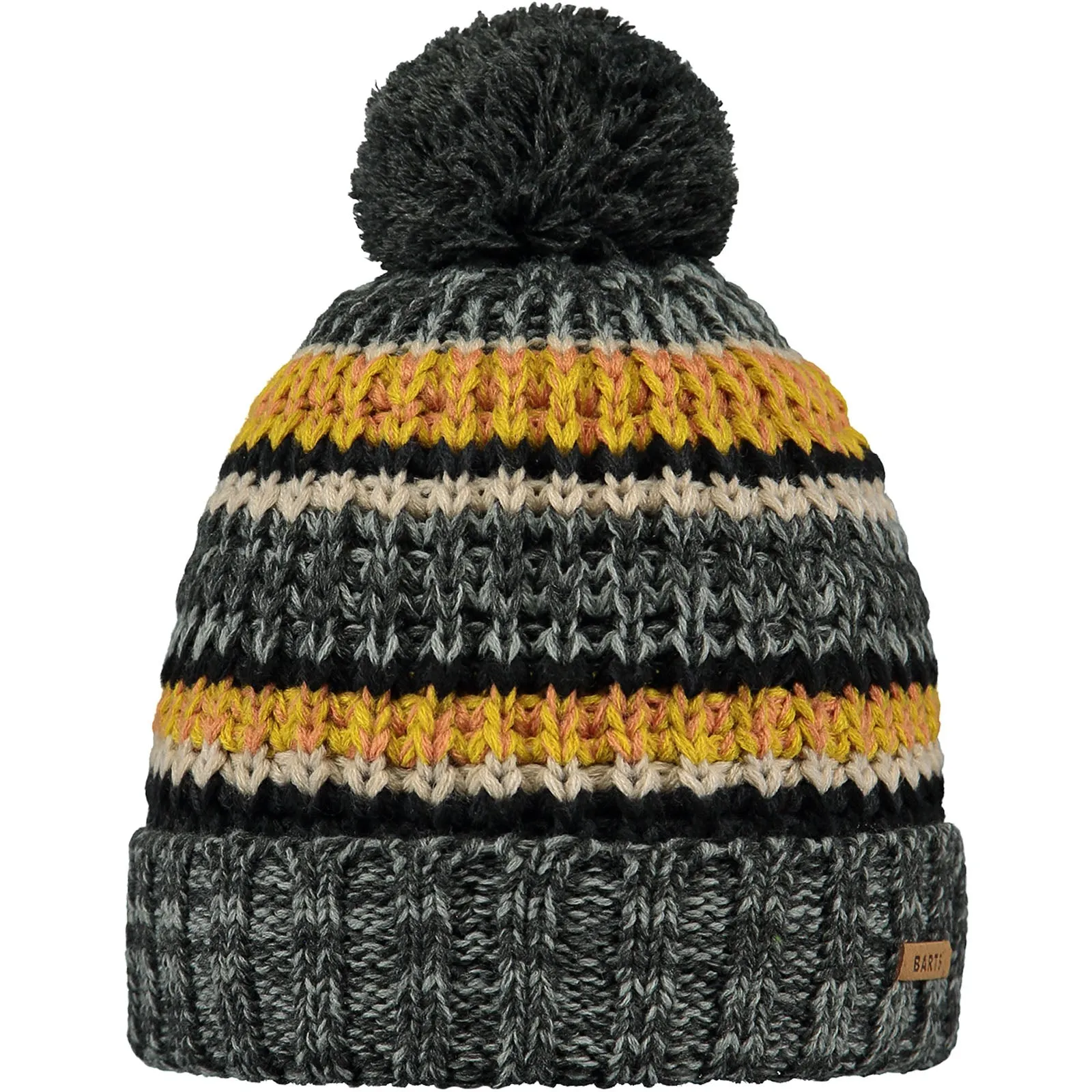 Barts Kids Goser Pom Pom Mixed Knit Bobble Hat