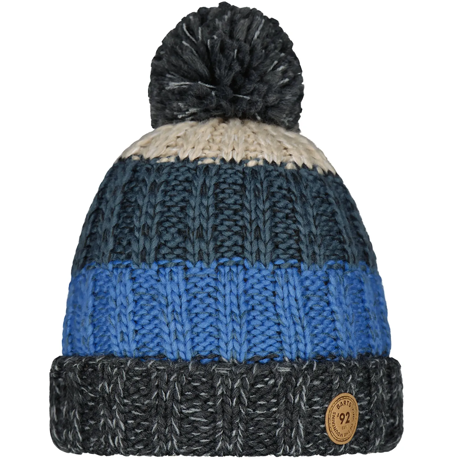 Barts Kids Wilhelm Chunky Cable Knit Bobble Hat