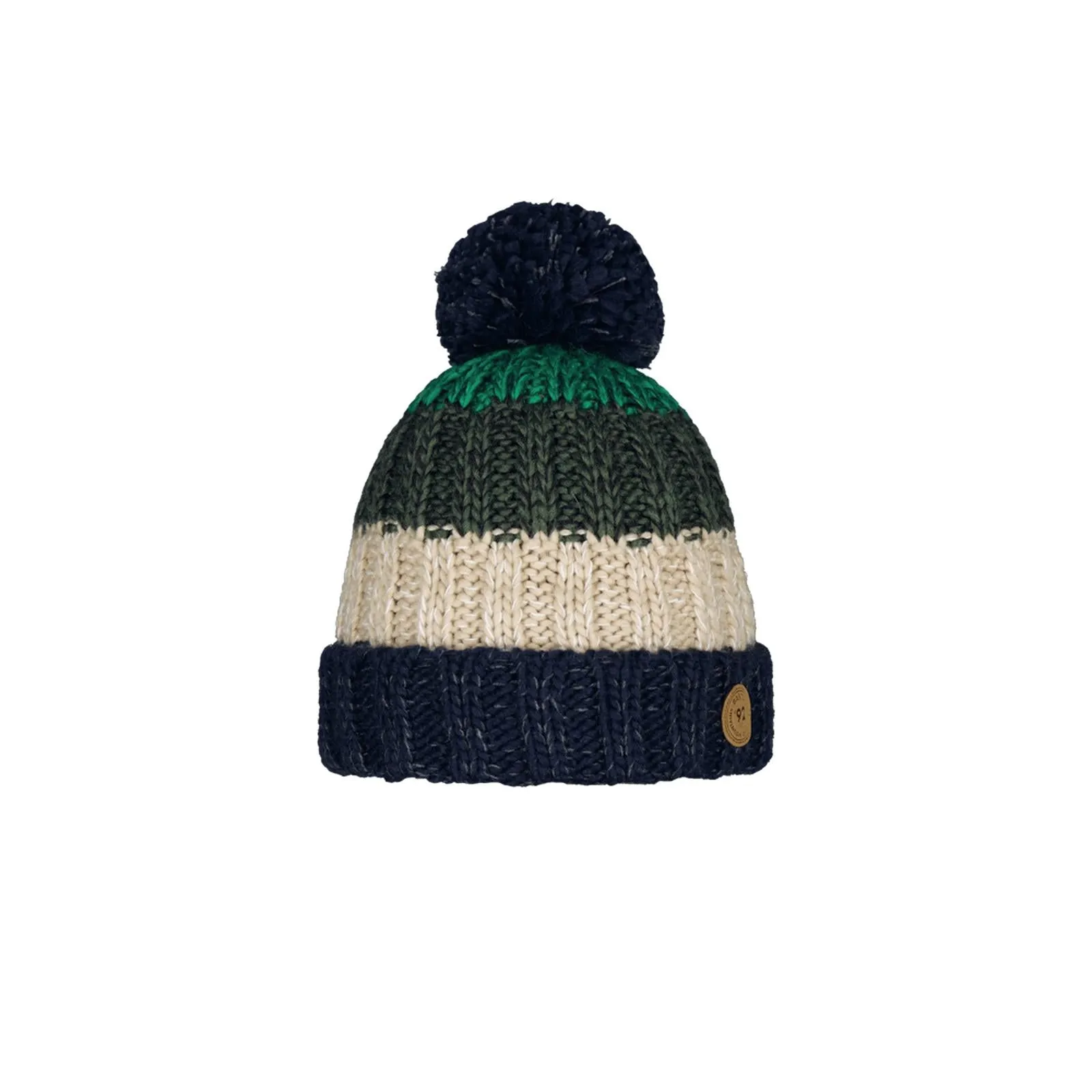 Barts Kids Wilhelm Chunky Cable Knit Bobble Hat