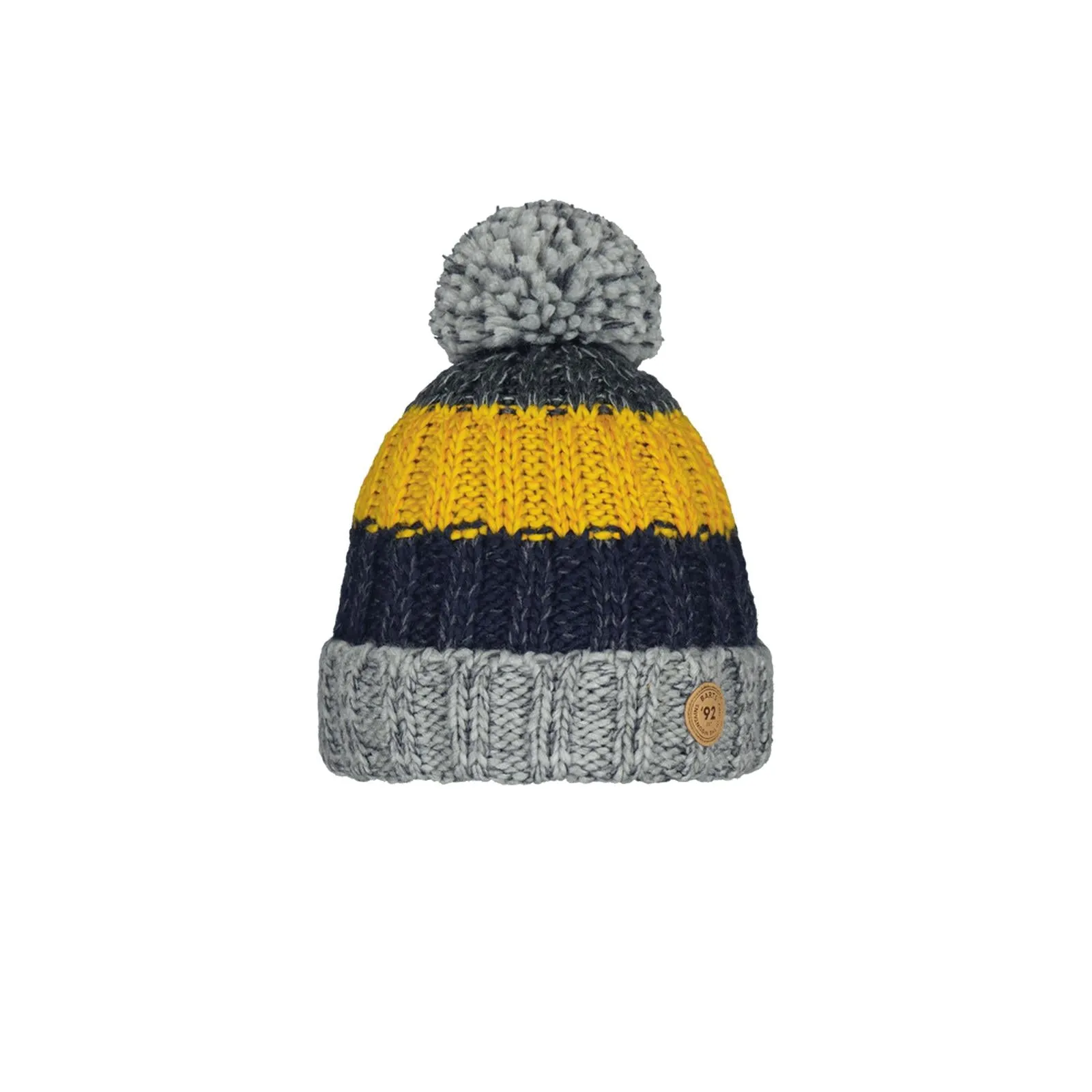 Barts Kids Wilhelm Chunky Cable Knit Bobble Hat