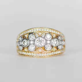 Bezel Set Diamond Dress Ring