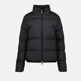 Black Quilted Down Jacket