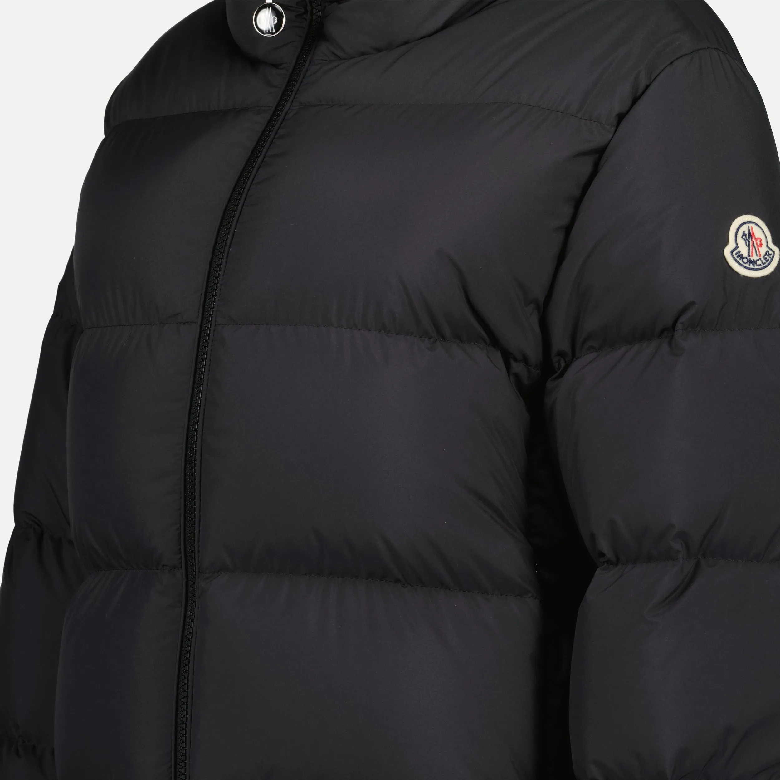 Black Quilted Down Jacket