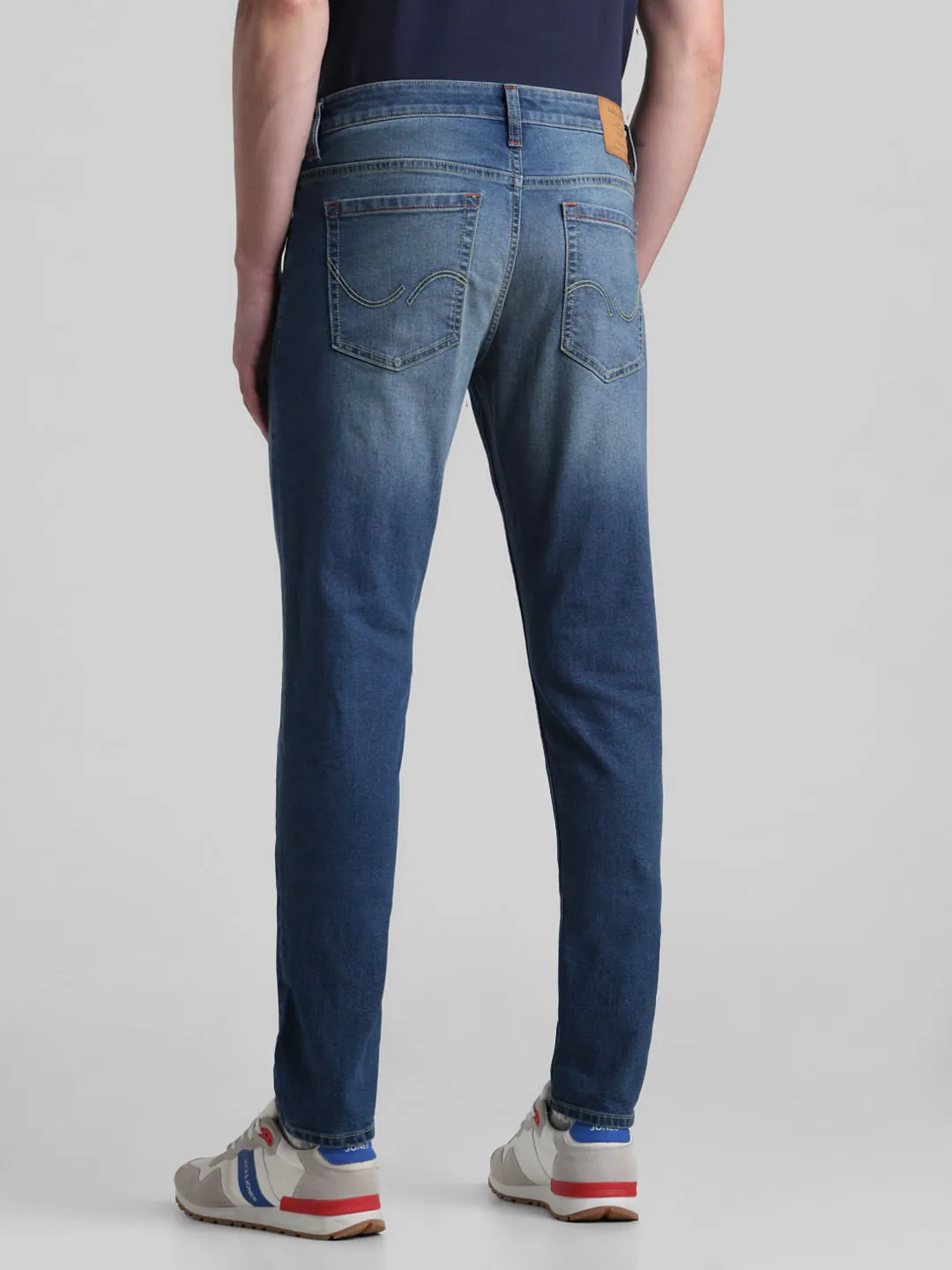 Blue Low Rise Glenn Slim Fit Jeans