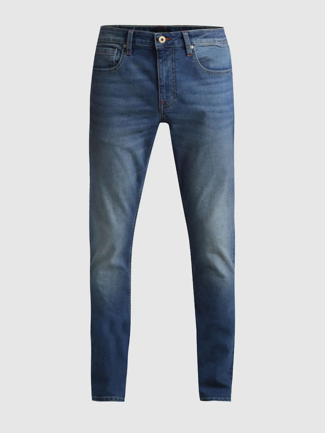 Blue Low Rise Glenn Slim Fit Jeans