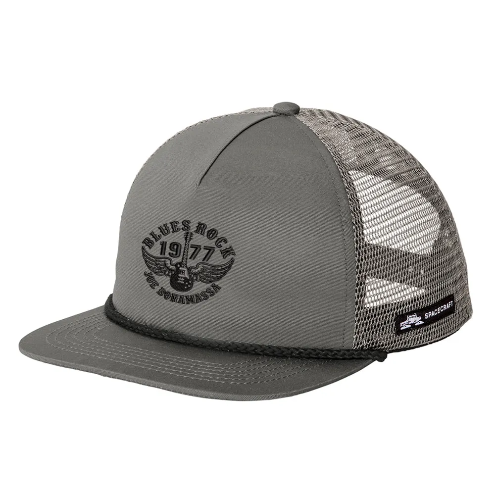 Blues Rock Spacecraft Trucker Hat